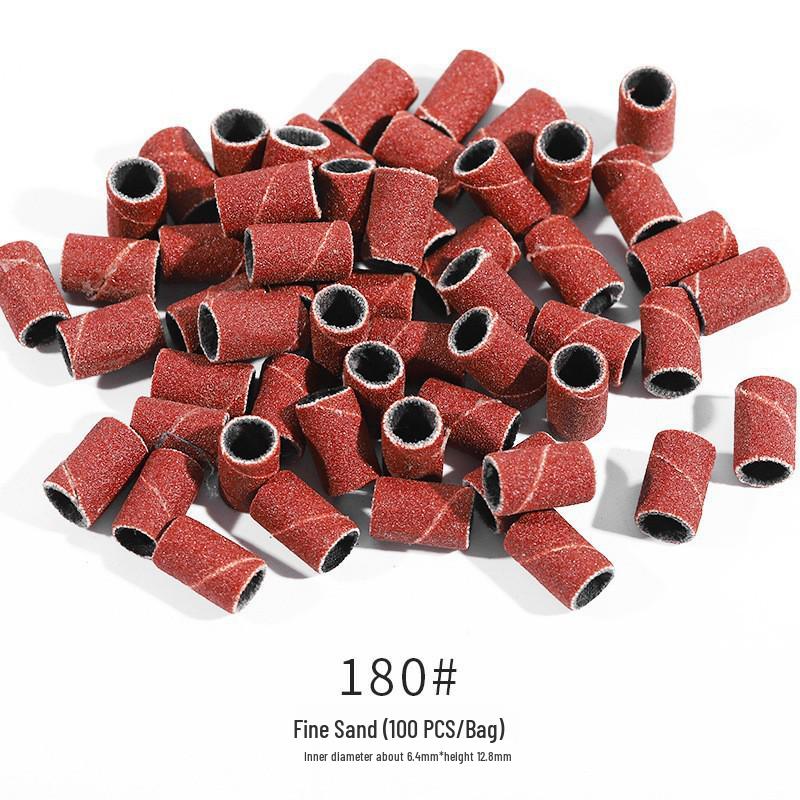 Sanding Bands for Nail Drill: 80#, 120#, 180# - 100 pcs Pack