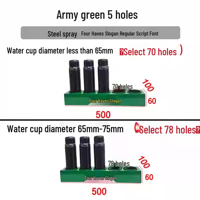 Metal Cup Storage and Drying Rack