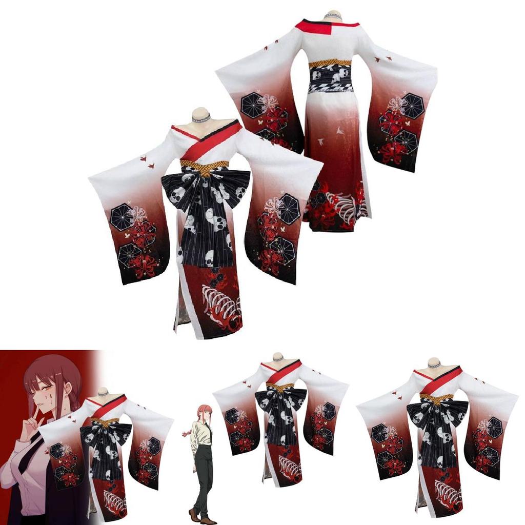 Charming Makima Power Cosplay Costume Traditional Japanese Style Soft And Comfortable