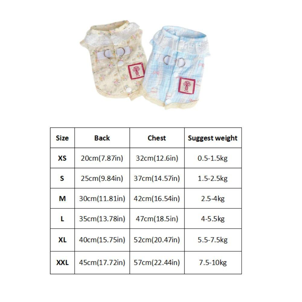 Soft Dog Cooler Clothes Cotton Puppy Skirt Cute Summer Pet Costume  Pets