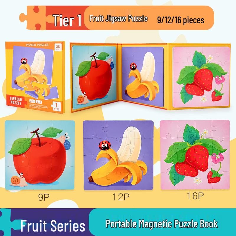 Wooden Jigsaw Puzzle Toy - 9 To 100 Pieces, Children's Early Education & Matching Game