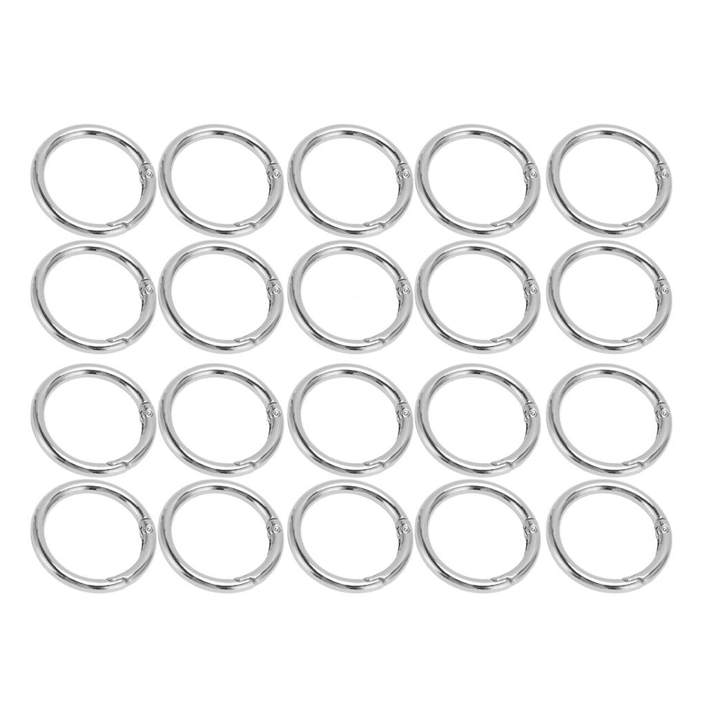 20Pcs    O  S 1.57in Diameter 0.2in Thick Strong Copper Secure Closure    Buckles for Purse Bag Jewelry