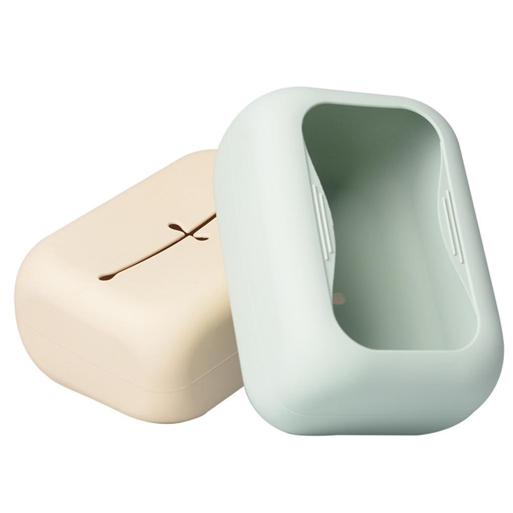 Silicone Tissue Box Napkin Holder Soft Paper Towel Container for Living Room Bedroom Bathroom Office Home Decoration