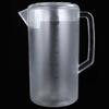 Water Pitcher PC Plastic High Temperature Resistance Frosted Kettle Mix Drinks Water Jug with Scale and Lid for