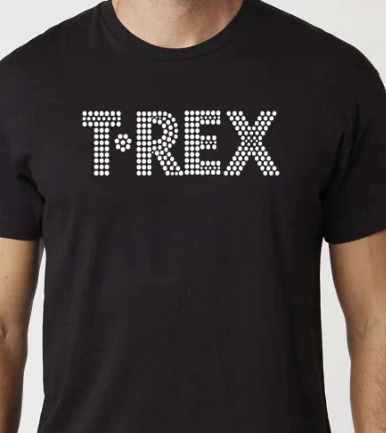 T REX T Shirt Marc Bolan Glam Band Retro Cool Mens Black Rock Merch NEW UK S разноцветный