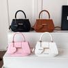 Autumn Large-capacity Simple New Fashion Texture Retro Niche Solid Color Casual Crossbody Shoulder Small Square Bag