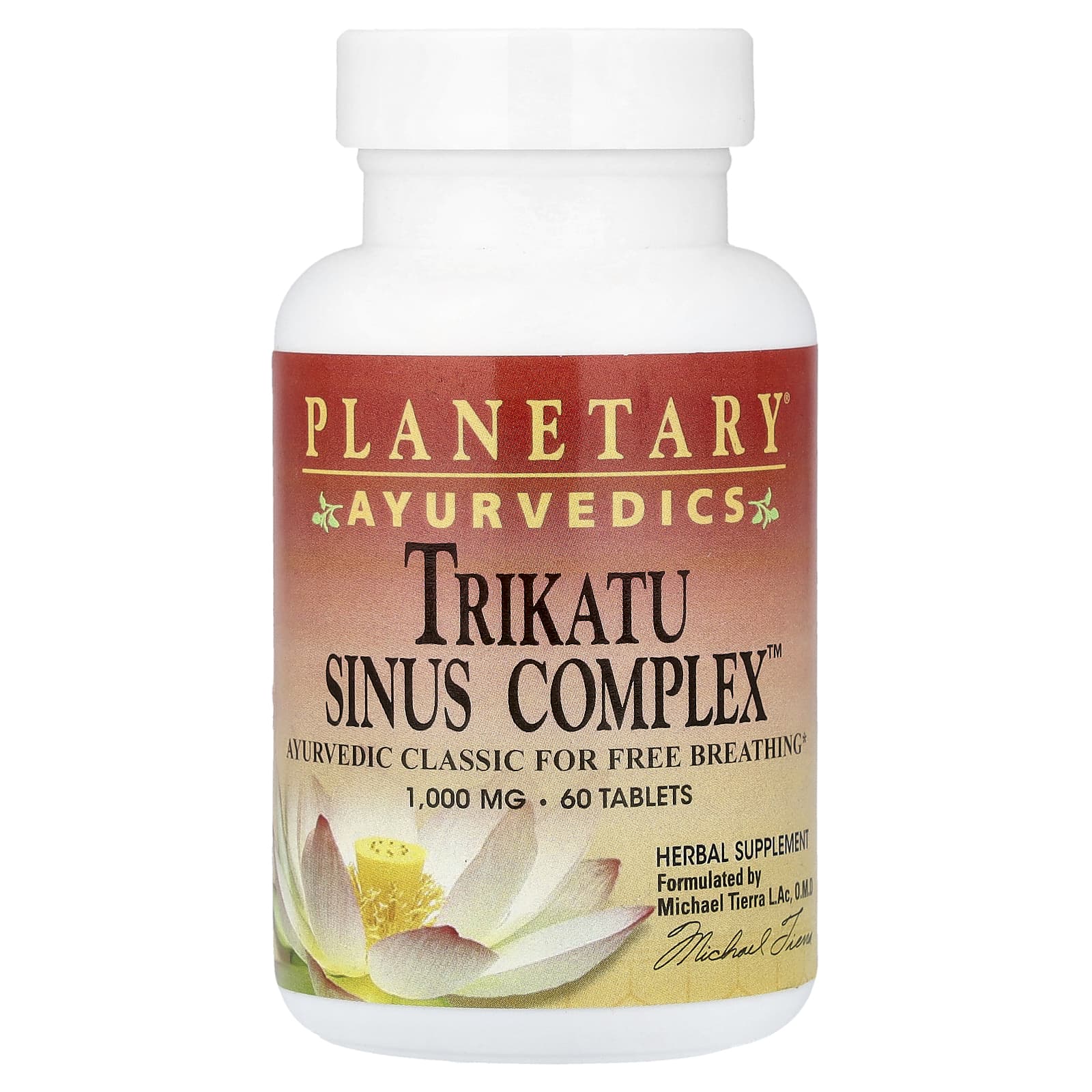 

Planetary Herbals, Ayurvedic, Trikatu Sinus Complex™, 60 Tablets