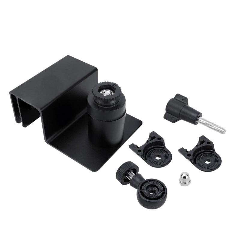 Solars Panel Mounting Brackets Aluminum Alloys 360 Rotate Angle Adjustment Gutters Installation Weatherproofed