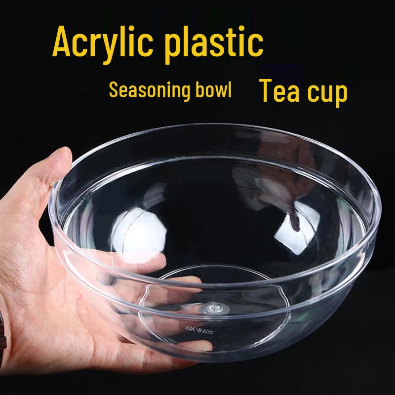 ZISIZ Clear Round PC Acrylic Plastic Coaster