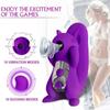 Squirrel Shape Licking Clitoris Stimulator Vibrators Tongue Sucker Nipple Vagina Vibrator for Women Masturbator Sucking Sex Toys