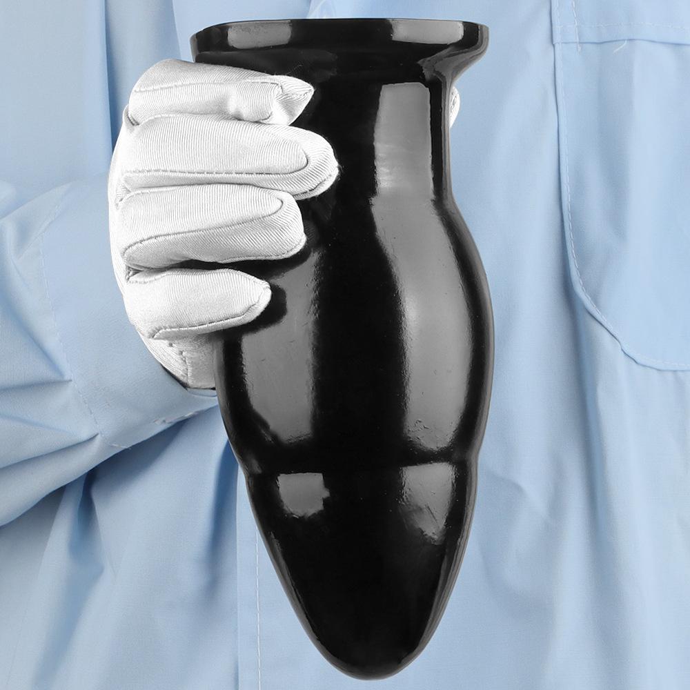 PVC Black Butt Plugs Anal Dildo Masturbator Penis Fisting Sex Toys 18+ BDSM