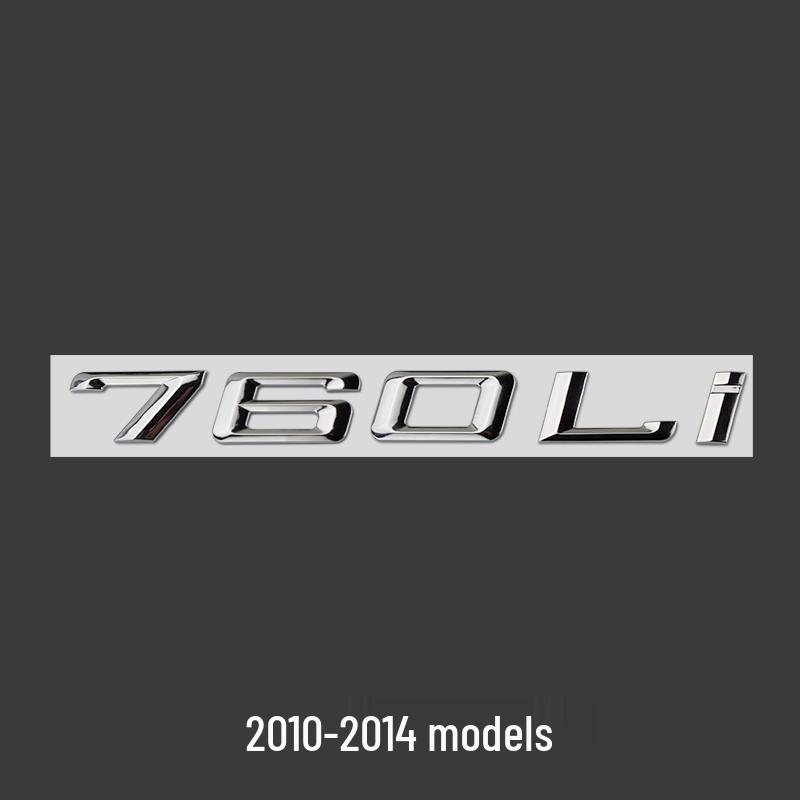 BMW 7er Modell 23 Heckemblem Aufkleber (740Li, 730Li, 750Li, 760Li)