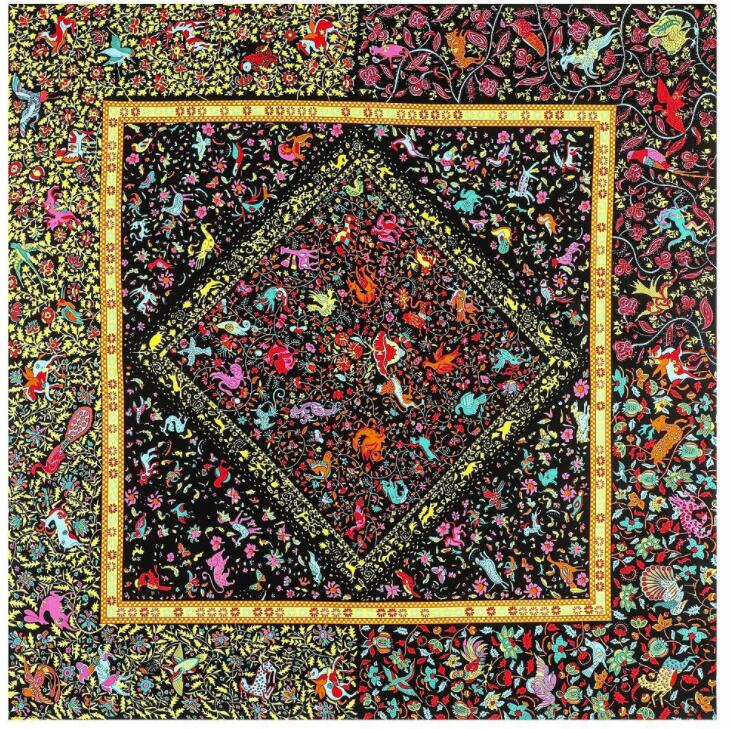 New Luxury Brand Silk Scarf Women Print Square Shawl Hijab Scarfs Female Fashion Shawls Scarves For Ladies 130*130cm
