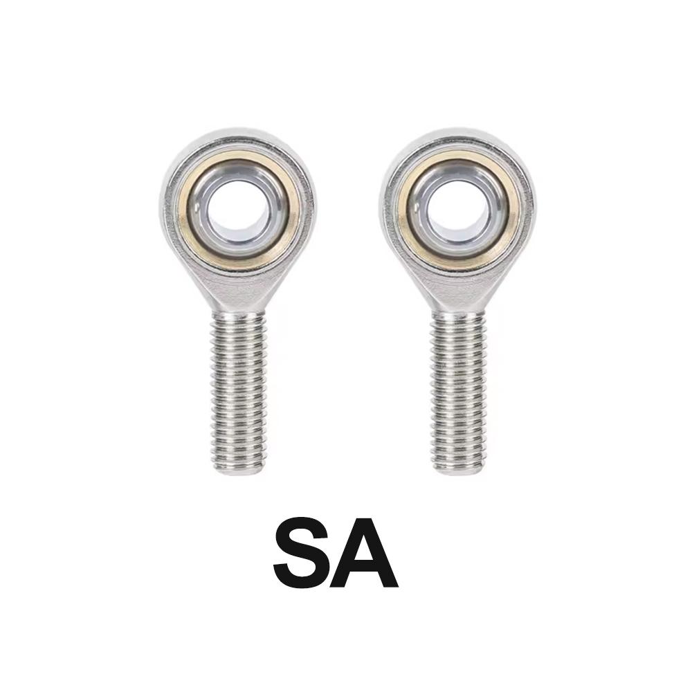 2pcs Rod End Spherical Bearings 5/6/8/10/12mm Right/Left Thread Male/Female SA SI T/K Bolt POSA8 PHSA8 Ball Joint Metric Threaded Rod End Bearing