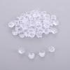 100pcs Transparent Silicone Anti-slip Ear Plug Stud Earrings Back-buckle Cap for Jewelry Making Earrings DIY Accessory Wholesale