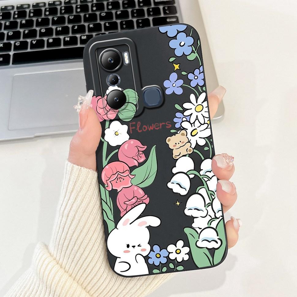 For Infinix Hot 20i Case X665C X665E Cover Silicone Soft Phone Case For Infinix Hot 20i 20 i Fundas Coque 6.6" Shockproof Bumper