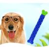 Silicone Dog Chew Toy Bone Interactive Teeth Cleaning Toy For Pet Durable And Noise-making Blue And Green