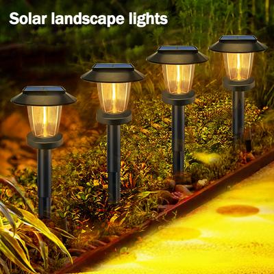 Solar Pathway Lights LED Outdoor Landscape Path Lamp IP65 Waterproof Solar Garden Lights For Yard Garden Walkway Patio Driveway