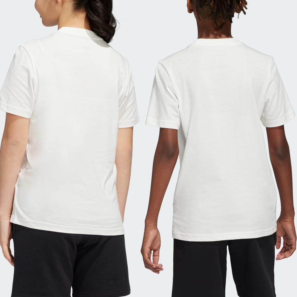 Adidas Originals Logo T-Shirt Kids Tops Cloud-White IX5266