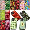 Kirsch Erdbeer Frucht Sommer Avocado Kirsche Handyhülle für Xiaomi Redmi 15C 15 A5 4G 5G 9A 9C NFC 9T Note 9 8 8T Hülle Gehäuse