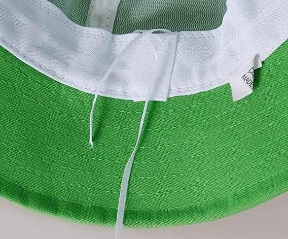 Kapelusz Bawełniany Bucket Hat Rybaczka Czapka Bawełniana Żaba Żabka
