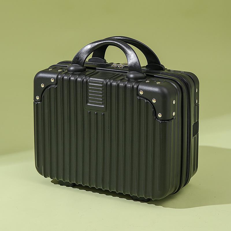 14-Inch Mini Suitcase Makeup Case with Combination Lock