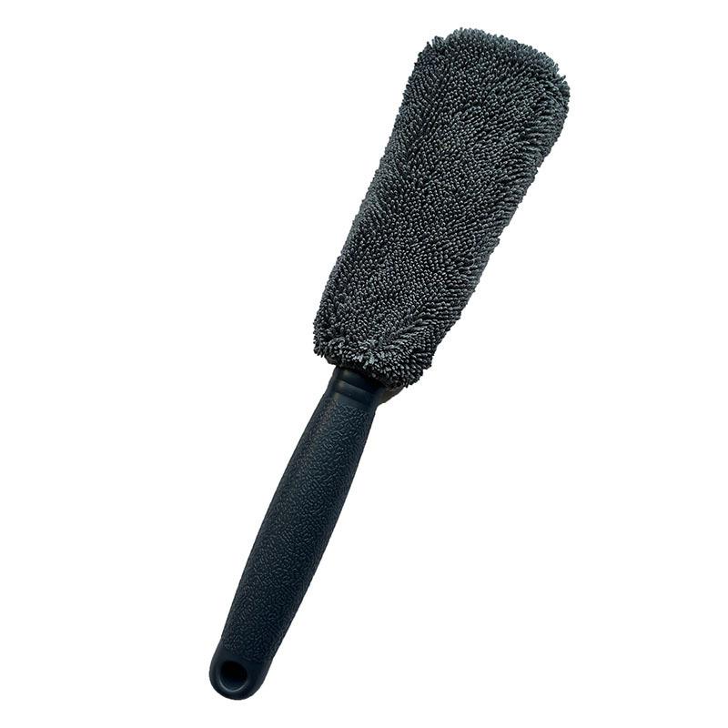 Car Cleaning Brush with Long Handle Microfiber Soft Bristles for Interior Exterior Detailing and Dust Removal Tool