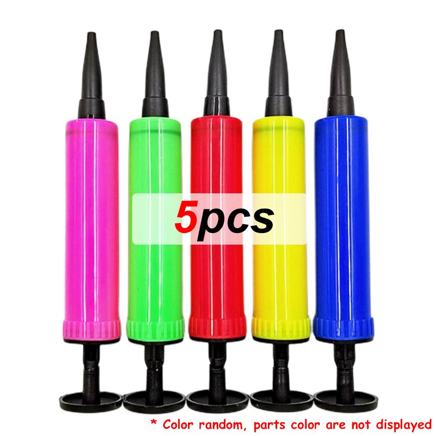 

5/10pcs Portable Mini Hand Pump for Inflatables Plastic Manual Pump for Balloons, Pool Floats, Yoga Balls & Party Decorations Other