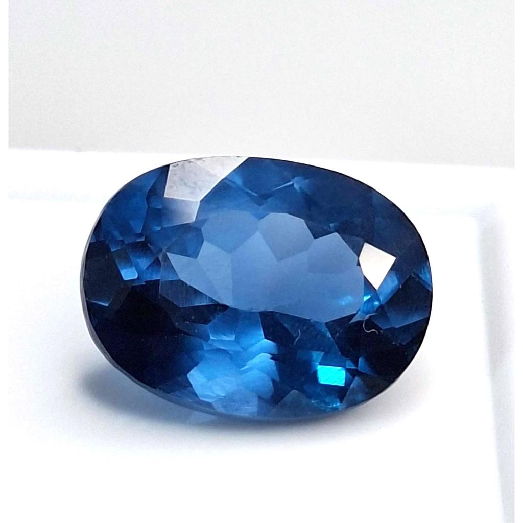 Stunning Natural Indicolite Tourmaline 10-12 Ct Oval Cut Certified Gemstone