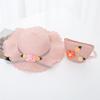 New Fashion Beach Hat Cute Outdoor Parent-child Hats 2-piece Womens Beach Set Sun Hat and Woven Bag Lightweight and Breathable