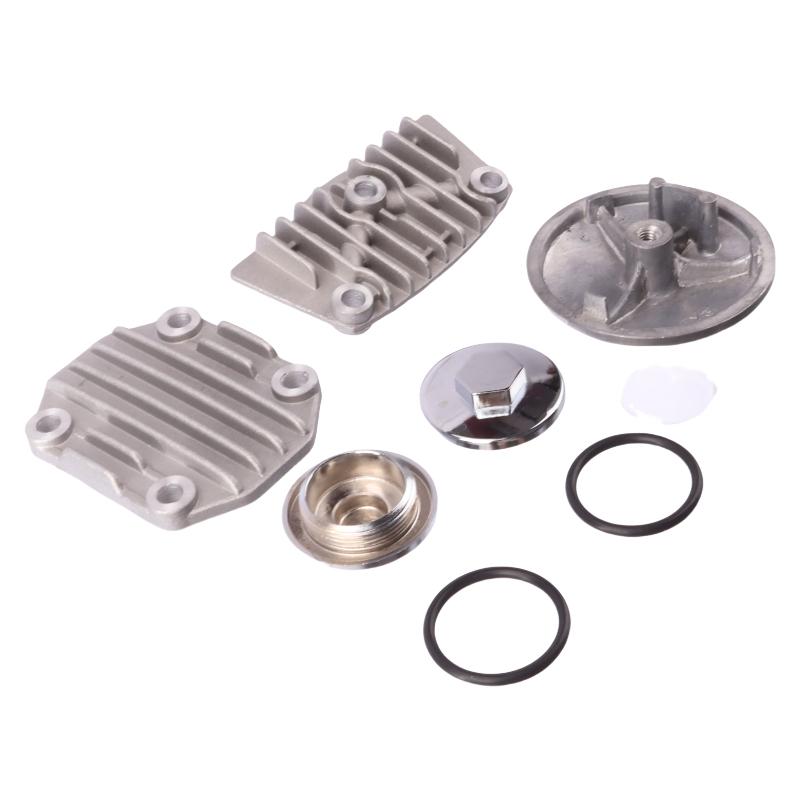 50cc 70cc 90cc 110cc Motorcycle Oil Cooler Adapter Engine Cylinder Cover Horizontal Engine Adapter Engine Cylinder Cover