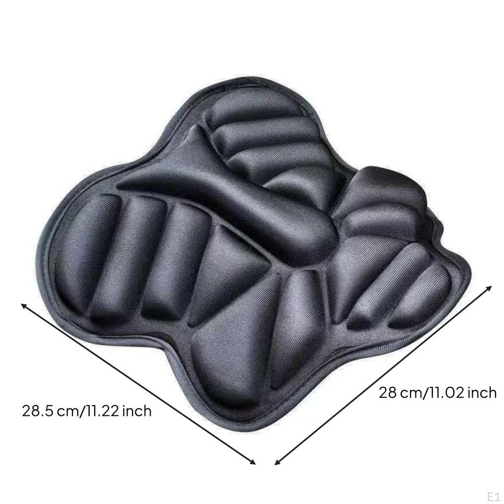 Motorcycle Seat Cushion Cover Contoured Motorbike Pad Padded Saddle