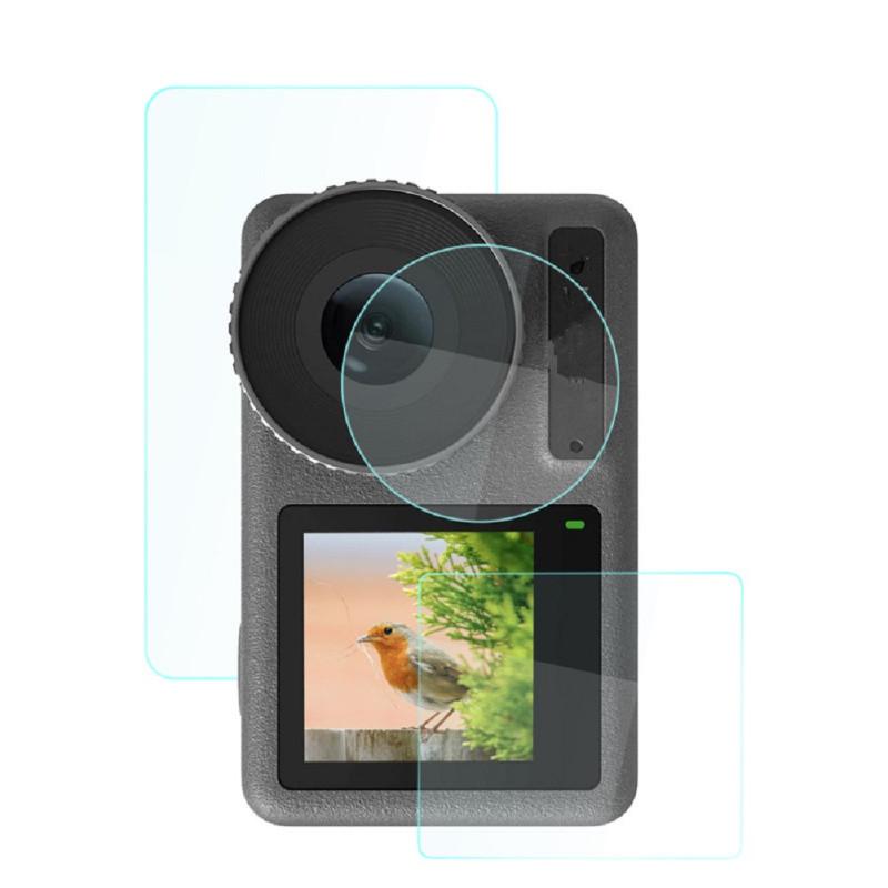 Tempered Glass Screen Protector Scratch-resistant Protective Film Compatible For Dji Osmo Action 3