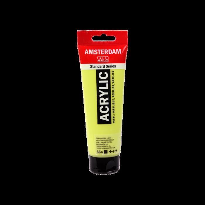 Pintura acrílica - Talens - AMSTERDAM - 120 ml - Verde Amarillo Claro - Satinado