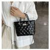 IELGY Korean Version High-End Texture All-Match Diamond One-Shoulder Bucket Bag