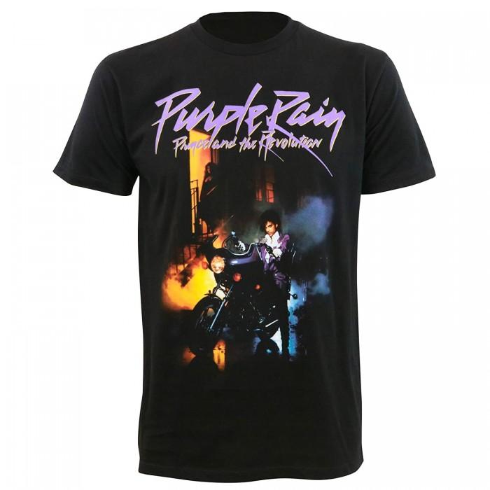 T-shirt da pioggia viola unisex per adulti Prince 3XL nero