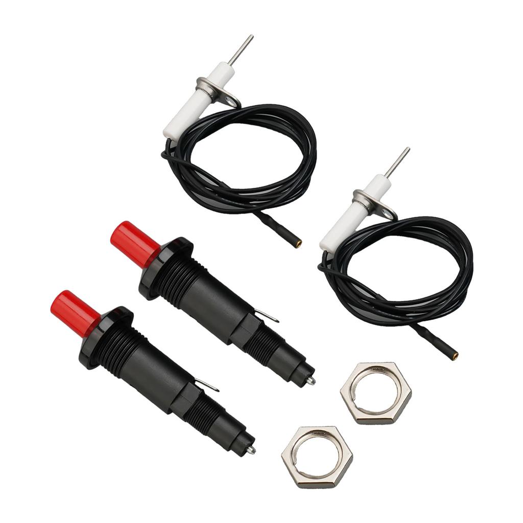 Igniter Push Button Piezo Spark Ignition with Cable Outdoor Piezo Spark Tools BBQ Stove For BBQ Stove High quality