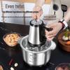 Electric Meat Grinder & Food Processor: Dough Mixer & Dumpling Stuffing Machine