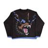 Fashion Hip Hop Style Graphic Sweater Loose Fit Long Sleeve Crew Neck Streetwear Women