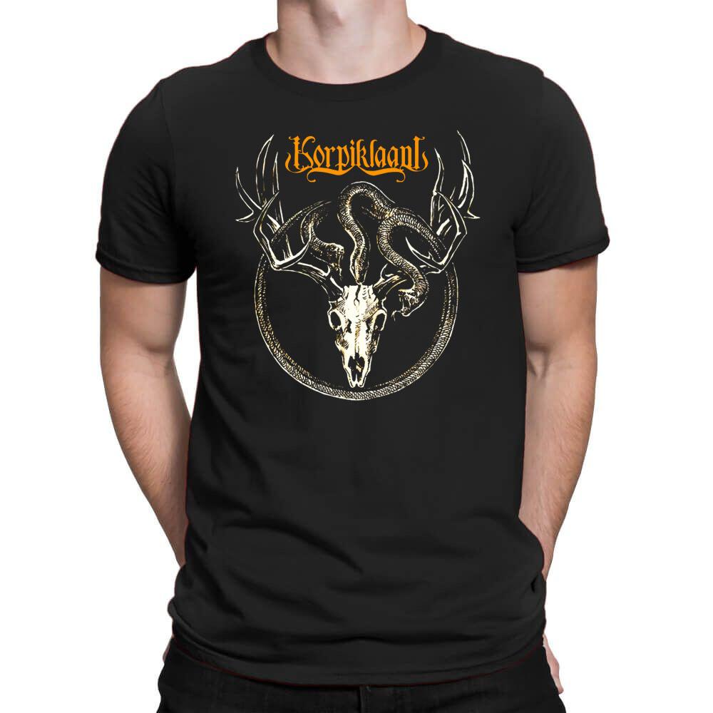 

Dark Horn Korpiklaani Monster Music Art S-4XL T-shirt Tops Tee S