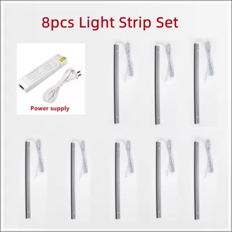 Customized LED Cabinet Lamp Invisible 45 Degree Oblique Illumination 12V For Kitchen Bedroom Wardrobe Cabinet Layer Shelf Light