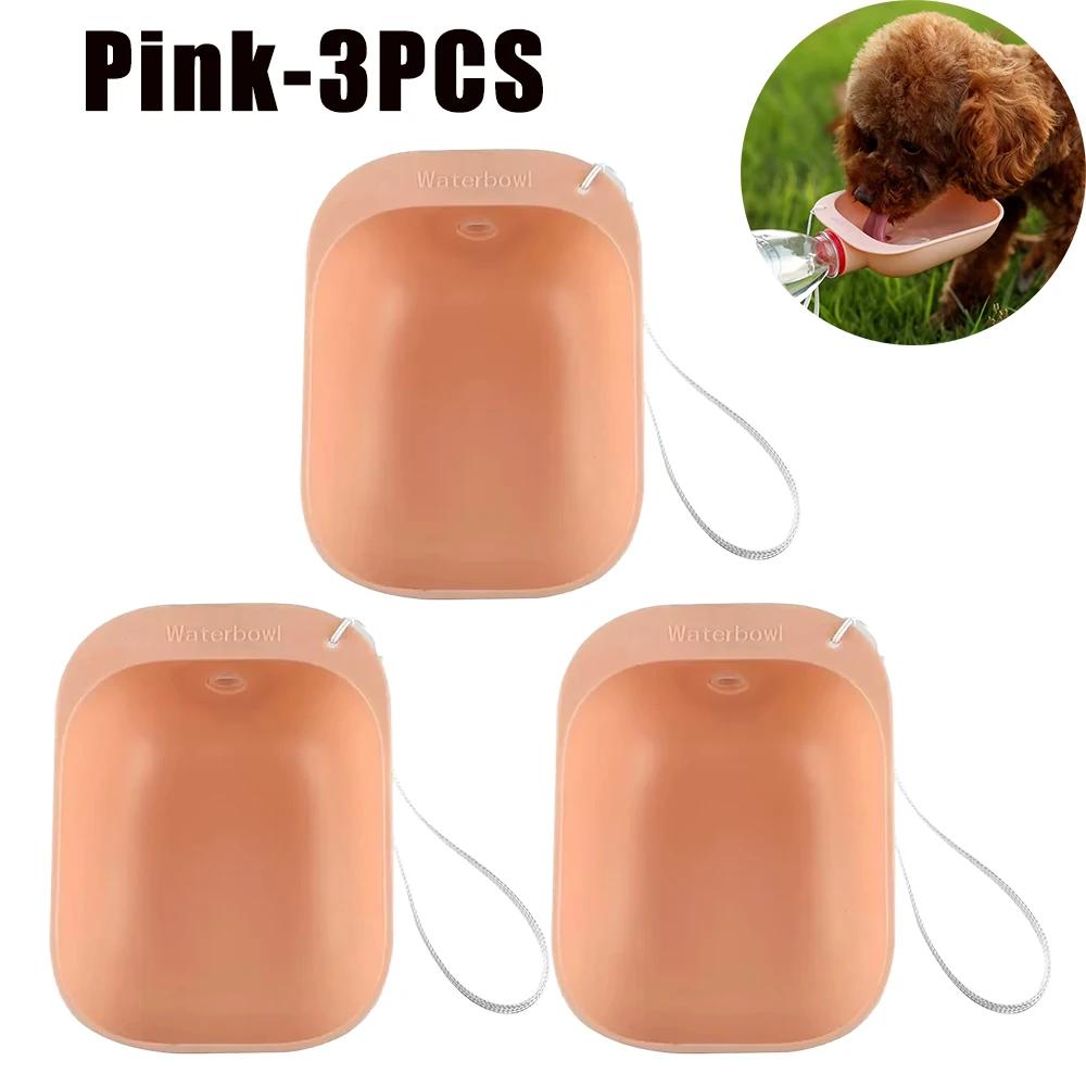 Tragbare Haustierwasserflaschen Fütterung Trinken Outdoor Silikon Haustierwasser Walking Wasserflasche Haustiertränke Walking Becher Zubehör