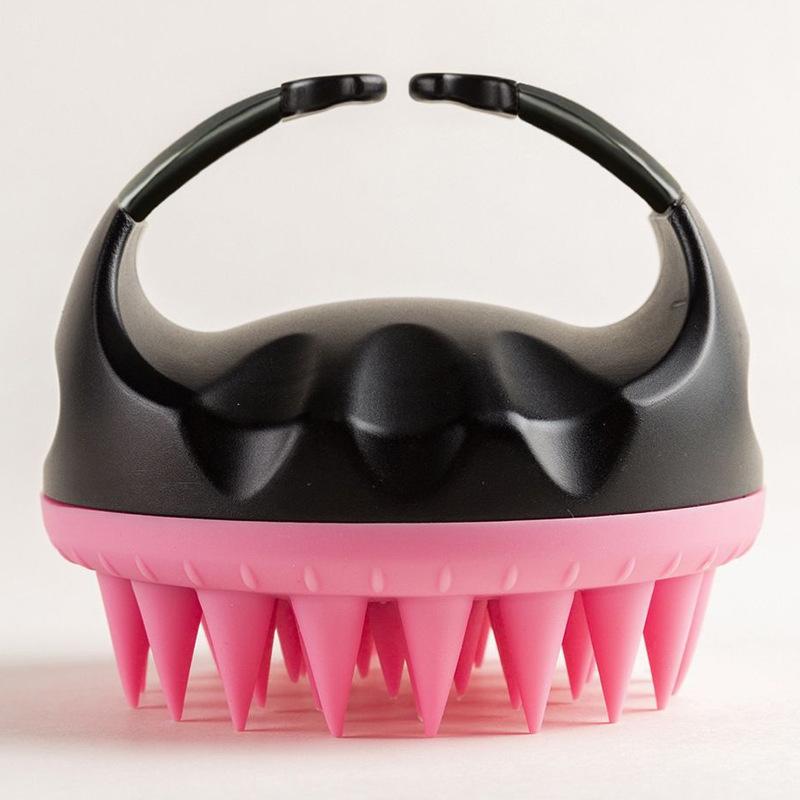 Scalp Scrubber Shampoo Brush Massager Clean Scalp Comb with Handle Hair Washing Brush Scalp Exfoliator Brush Head Scrubber Tools