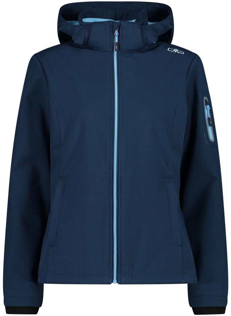 Куртка CMP Softshell Jacket Zip Hood Women (39A5006) Woman (39A5006) blue-cielo