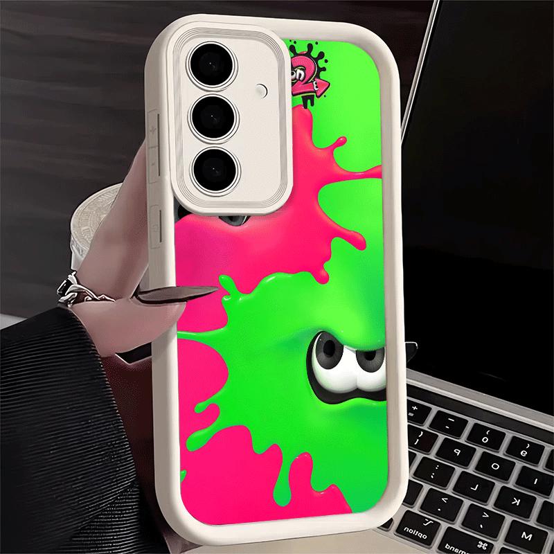 Phone Case for Samsung Galaxy A17 A16 A15 A14 A13 S-Splatoons Game A56 A36 A26 A55 A35 A25 A54 A34 A24 A53 A33 A23 A07 A06