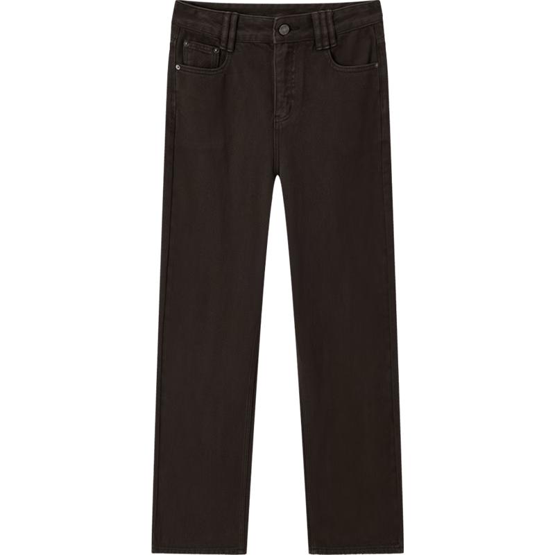 EICHITOO Women s Double Waistband Loose Wide-Leg Jeans S