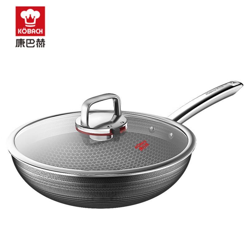 Kangbach 32cm Double Honeycomb Non-Stick Wok