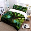 Majestic Green Tree With Sunlight Bedding Set For Kids Luxury Gift 3Pcs Digital Print Comforter Set Soft Comfortable Breathable