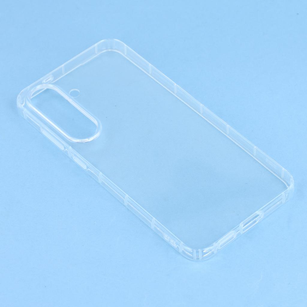 For Samsung Galaxy S25 FE Case Transparent TPU Phone Back Cover Airbag Protection