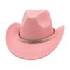 Felt Hat Outdoor Vintage Jazz Hat Vacation Travel British West Cowboy Hat